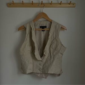 Banana Republic Cream Vest